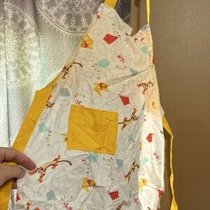 Kids homemade apron, cute for helping you cook or for playtime.